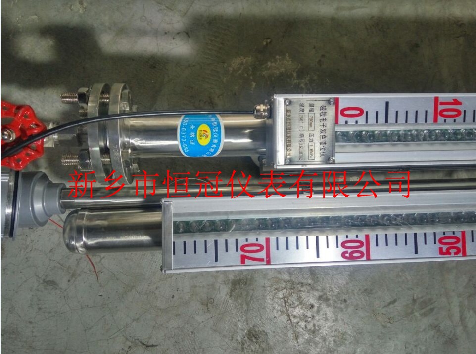 山東省訂制的磁敏電子雙色液位計已發貨，郭經理您保持手機暢通，已方便接收